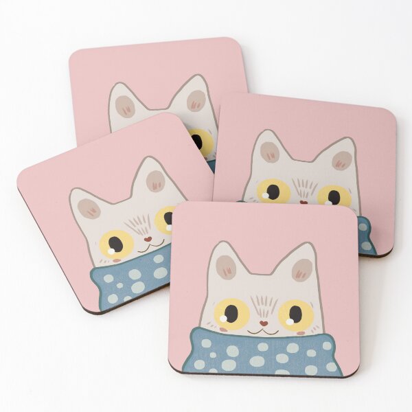 Item preview, Cat in a sweater, cat lovers, blue and gray designed and sold by Dormitria.