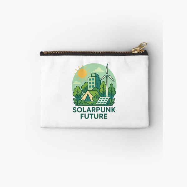 Item preview, Solarpunk Future – Optimistic Eco Utopia Design with Green Energy designed and sold by DJCApparel.
