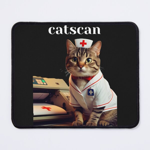 Item preview, Funny CATSCAN nurse t-shirt designed and sold by Pawblematic .