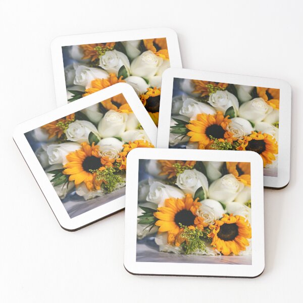 Item preview, sunflower and white roses designed and sold by 818ValleyStills.