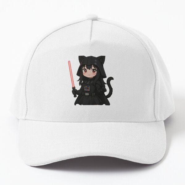 Vista previa del artículo con la obra «Chica gato de Darth Vader kawaii», diseñado y vendido por Mriven.