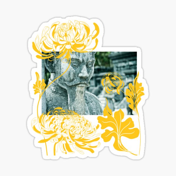 Item preview, Chrysanthemums antique statue designed and sold by fionadessin.