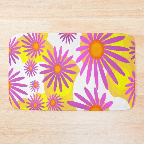 Item preview, Retro Floating Flowers designed and sold by ViaARTfactory.