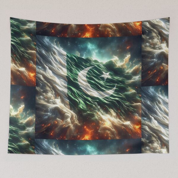 Item preview, Pakistan Flag designed and sold by Intriguing Designs.