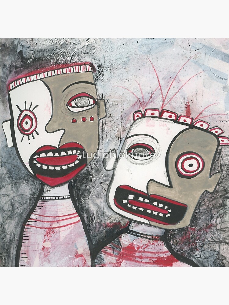Thumbnail 4 of 4, Pillow, Unmask designed and sold by studiobloknote.