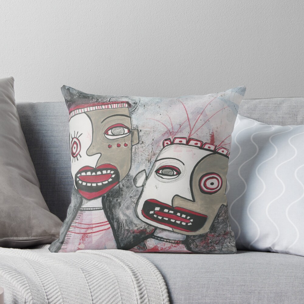 Item preview, Throw Pillow designed and sold by studiobloknote.