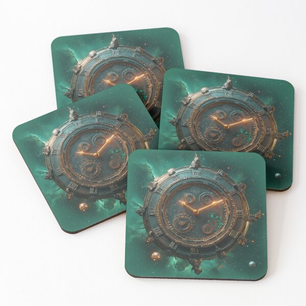 Item preview, cosmic clock designed and sold by FluffyGallery.