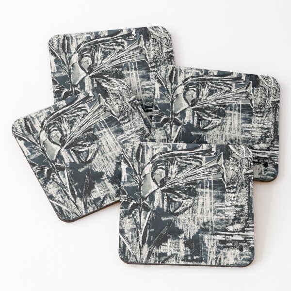 Item preview, Black and White Veiled Whispers designed and sold by VariARTyPrints.