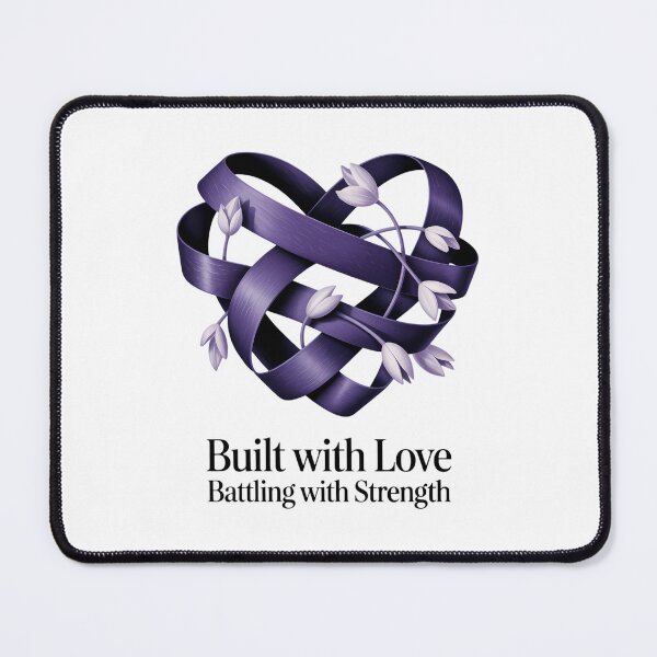 Item preview, Built with Love, Battling with Strength – Dementia Awareness Support Design designed and sold by ThatBBStore.
