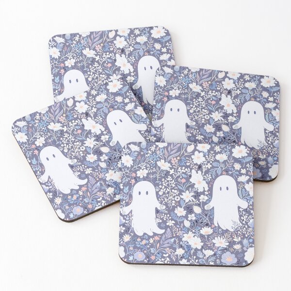 Item preview, Ghost with Flowers designed and sold by CoolPixels.