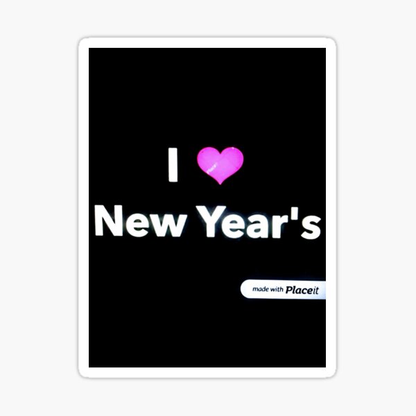 Artikel-Vorschau von Ich ❤ Neujahrs-Merch!, designt und verkauft von RBest!.