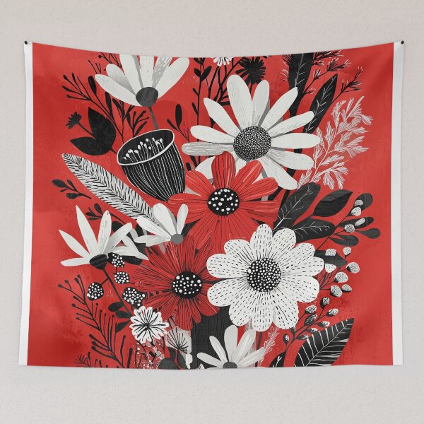Item preview, 1963 Lush Seasonal Bouquet designed and sold by nikoart001.