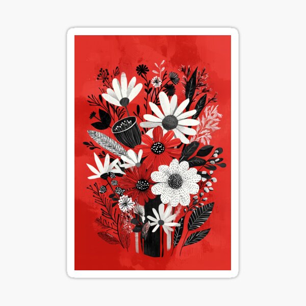 Item preview, 1963 Lush Seasonal Bouquet designed and sold by nikoart001.