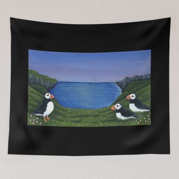 Item preview, Puffins designed and sold by WolfySilver.