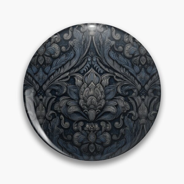 Item preview, Medieval Dark Damask Pattern designed and sold by GrinGalore.