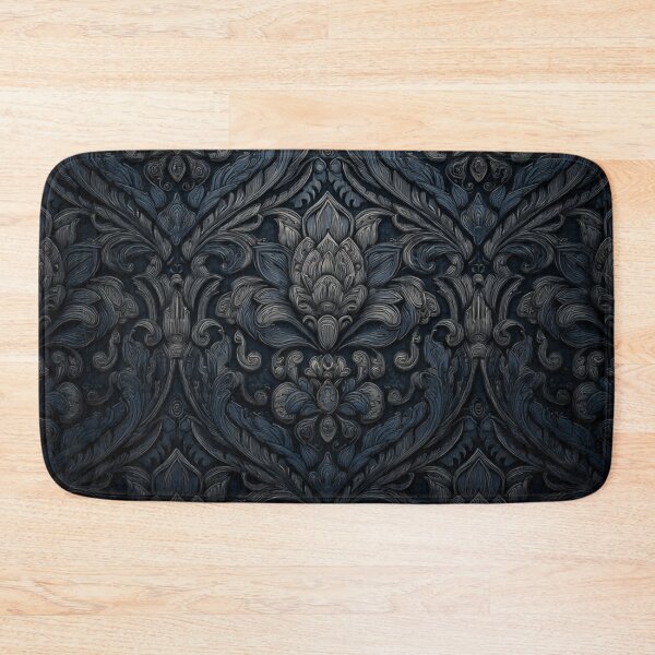 Item preview, Medieval Dark Damask Pattern designed and sold by GrinGalore.