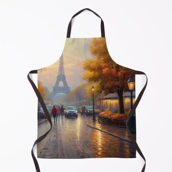 Item preview, Golden Haze on a Parisian Street designed and sold by BlareBlare.