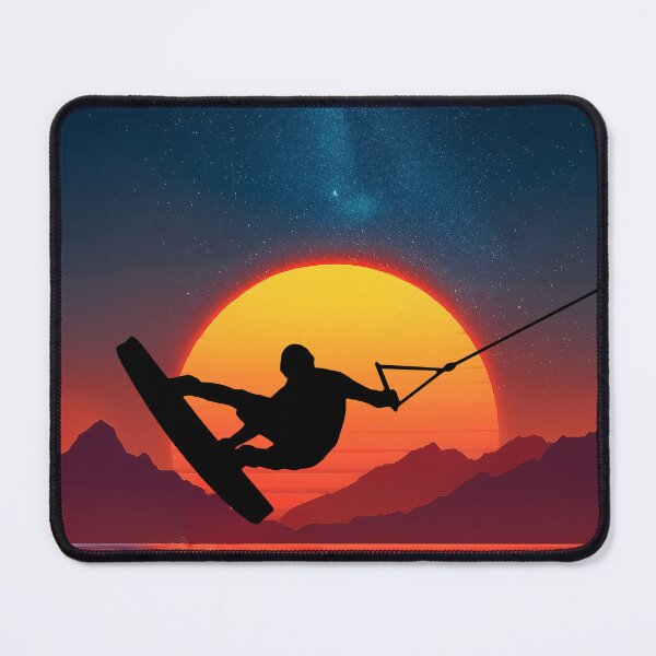 Item preview, Wakeboard at sundown - red designed and sold by Mikakujumi.