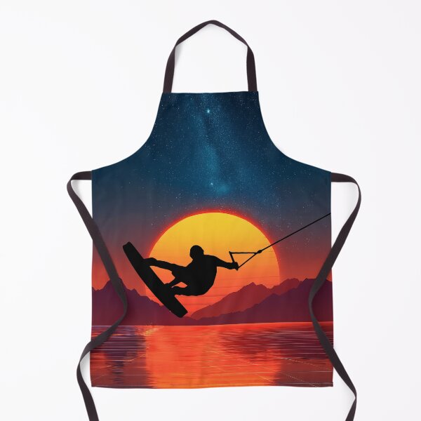 Item preview, Wakeboard at sundown - red designed and sold by Mikakujumi.