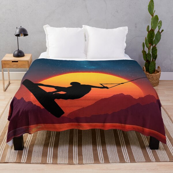 Item preview, Wakeboard at sundown - red designed and sold by Mikakujumi.