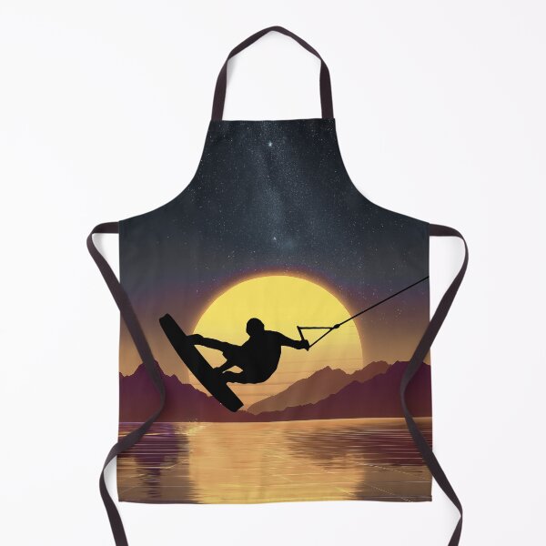 Item preview, Wakeboard at sundown - night designed and sold by Mikakujumi.