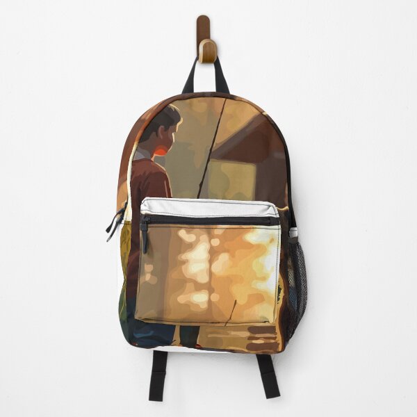 Item preview,  A giant brown bear admires the boy's work. designed and sold by Whose-sweat.