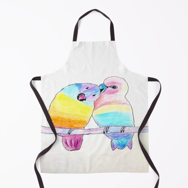 Item preview, cute colourful birds drawing designed and sold by NivyasArtistry.