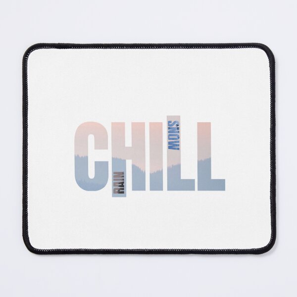 Item preview, Chill Mode – Rain & Snow Vibes Design designed and sold by Ink on Thread.