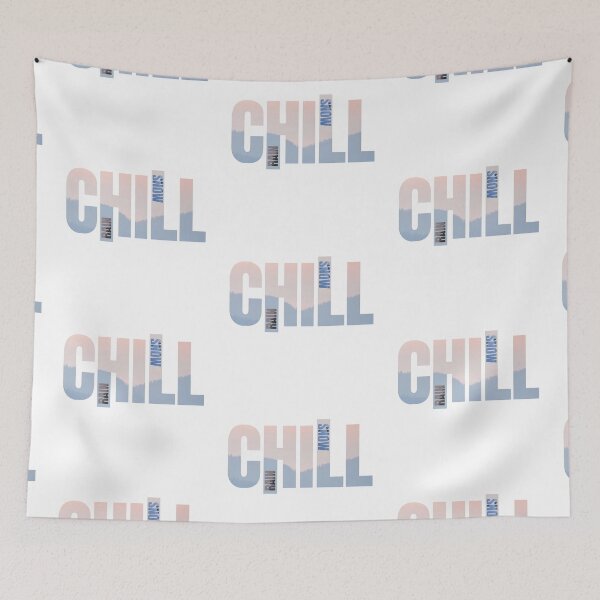 Item preview, Chill Mode – Rain & Snow Vibes Design designed and sold by Ink on Thread.
