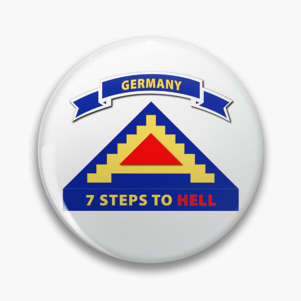 Item preview, Army - 7th United States Army w 7 Steps Hell w Scroll  designed and sold by brad-wheeler.