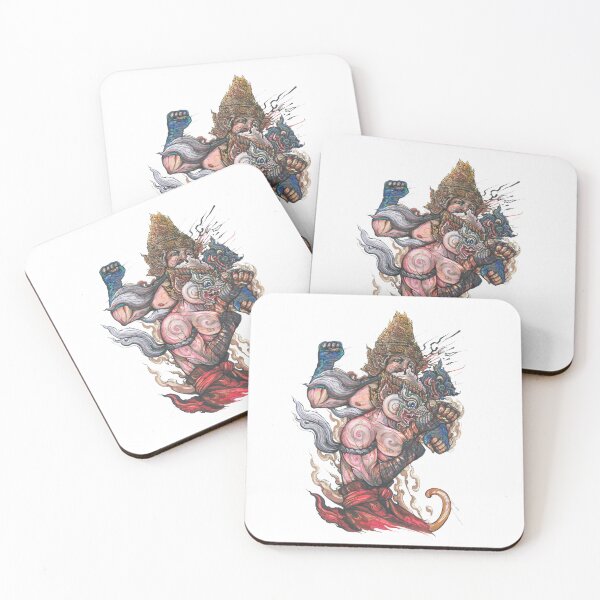 Item preview, Hanuman Slayer Mode – Hand-Drawn Thai Warrior Ink Art designed and sold by JoynestStudioCo.