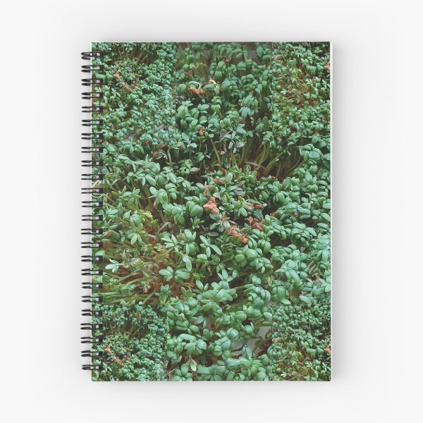 Item preview, Green Vitality – Fresh Garden Cress Close-Up Collage designed and sold by Marzenia-M-L.