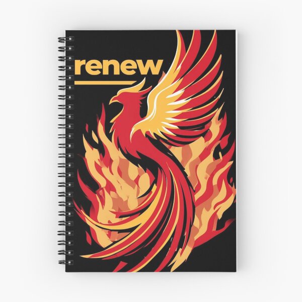 Item preview, a renew phoenix in flames designed and sold by Lizzilzil.