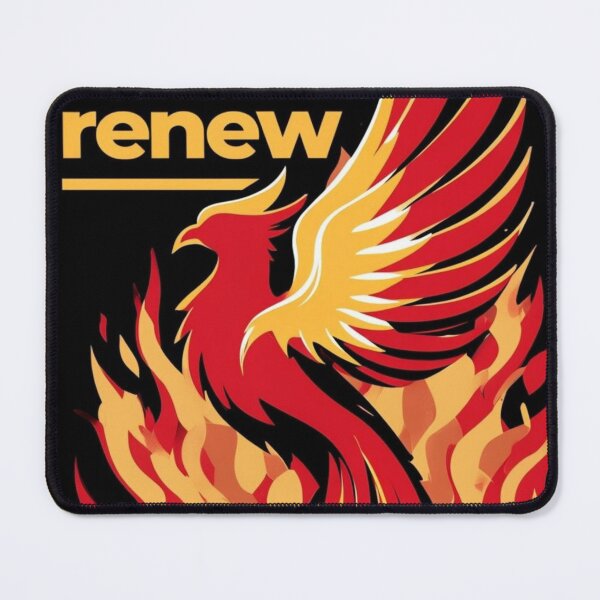 Item preview, a renew phoenix in flames designed and sold by Lizzilzil.
