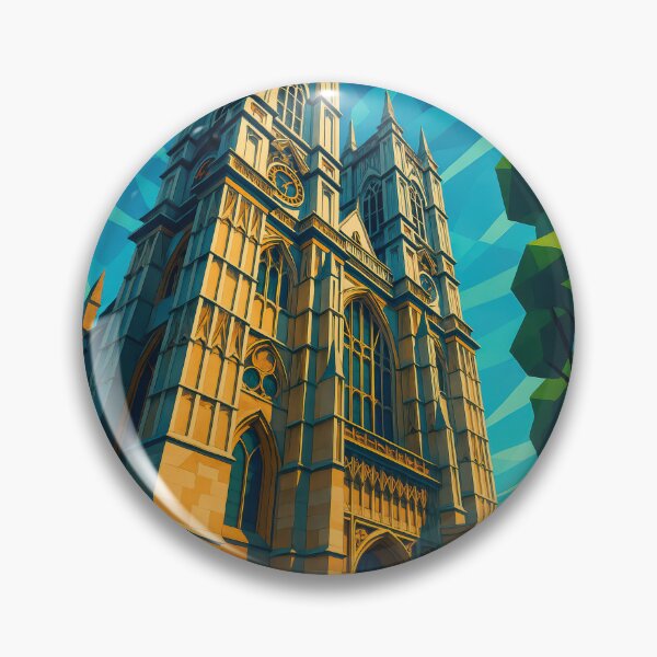Artikelvorschau, Westminster Abbey, London, England Pop Art Travel Poster – Icon in Motion entworfen und verkauft von Earth Celebration Designs.