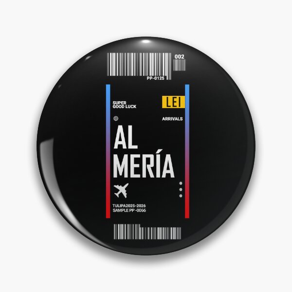 Item preview, Almeria Boarding Pass Spain Travel Ticket  designed and sold by TulipaGraphics.