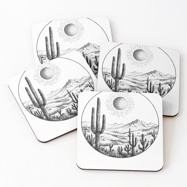 Item preview, Desert Cactus Plants Adventure Arizona Cactus Scene designed and sold by Kimberley King Art  King Art.