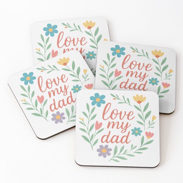 Item preview, love my dad designed and sold by GraphicGreets.