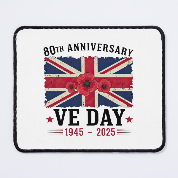 Item preview, VE Day 80th Anniversary, UK Flag designed and sold by anselmnacht.