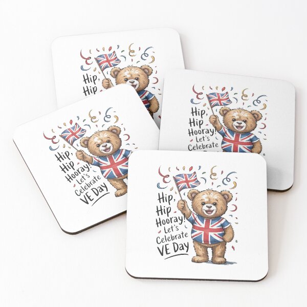 Item preview, VE Day, 80th Anniversary, Cute Bear, Celebrate Victory in Europe designed and sold by anselmnacht.