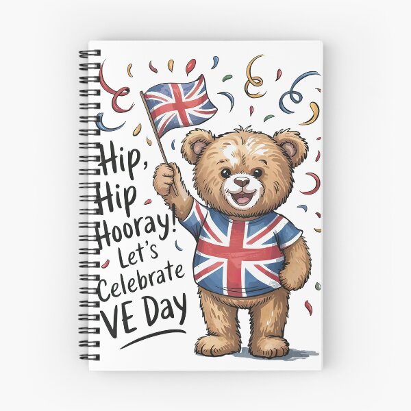 Item preview, VE Day, 80th Anniversary, Cute Bear, Celebrate Victory in Europe designed and sold by anselmnacht.