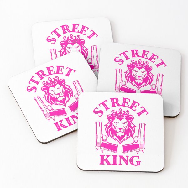 Item preview, Street King Lion – Crown & Pistols designed and sold by UNK-Fatigues.