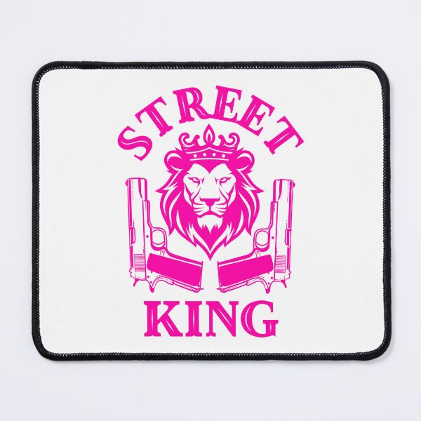 Item preview, Street King Lion – Crown & Pistols designed and sold by UNK-Fatigues.