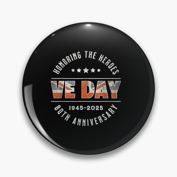 Item preview, VE Day WWII 80th anniversary Vintage V-E Day 2025 flag designed and sold by anselmnacht.