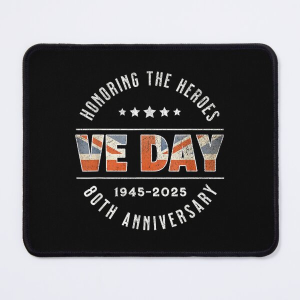 Item preview, VE Day WWII 80th anniversary Vintage V-E Day 2025 flag designed and sold by anselmnacht.