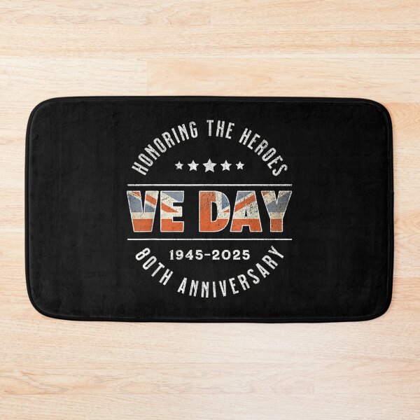 Item preview, VE Day WWII 80th anniversary Vintage V-E Day 2025 flag designed and sold by anselmnacht.