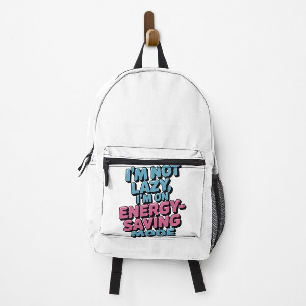 Item preview, Quirky Slogan, im not lazy im on energy saving designed and sold by graphic-genie.