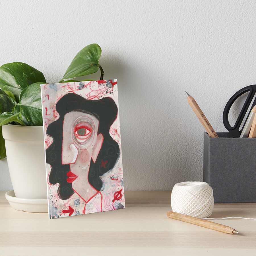 Item preview, Art Board Print designed and sold by studiobloknote.
