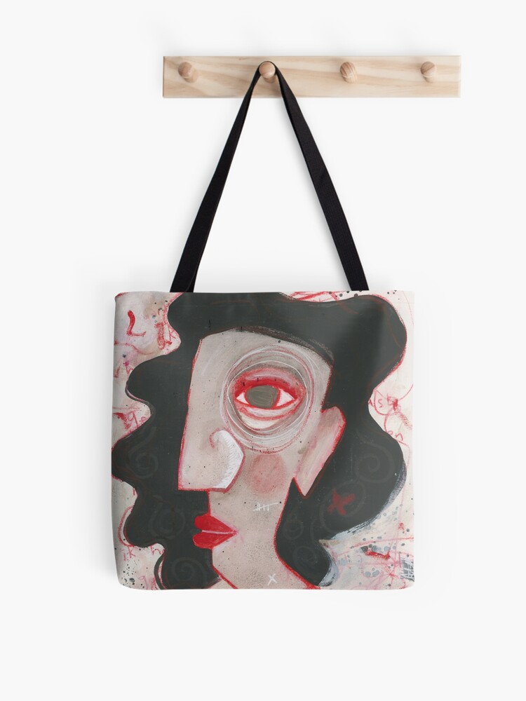 Thumbnail 1 of 2, Tote Bag, She knows designed and sold by studiobloknote.