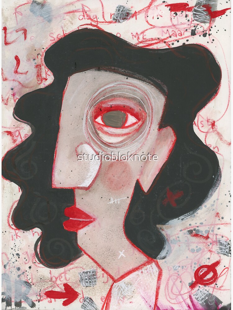 Thumbnail 3 of 3, Sticker, She knows designed and sold by studiobloknote.